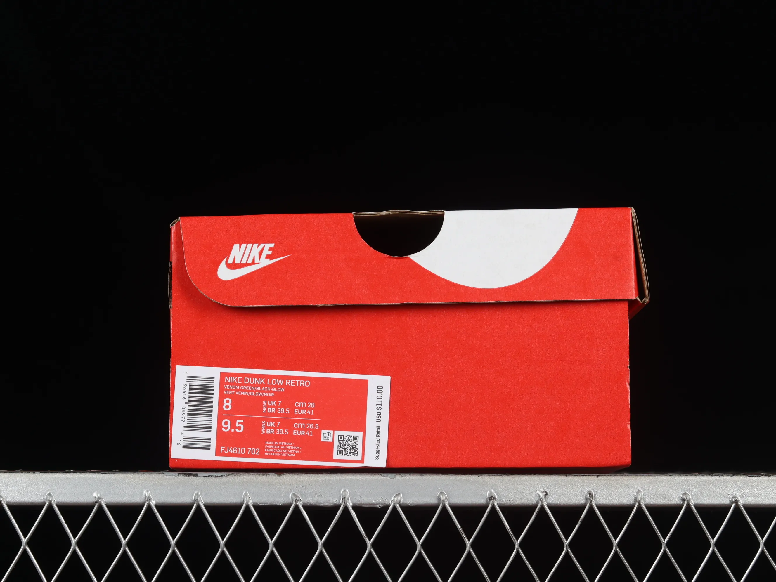 All categories Nk SB Dunk series Nk SB Dunk Low low-top sneakers Nk Dunk Low "Glow In The Dark" fluorescent green SB low-top sports and leisure sneakers FJ4610-702
